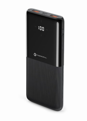 Power Bank FORCELL F-Energy P10k1 PD 20W QC 10000mah crni